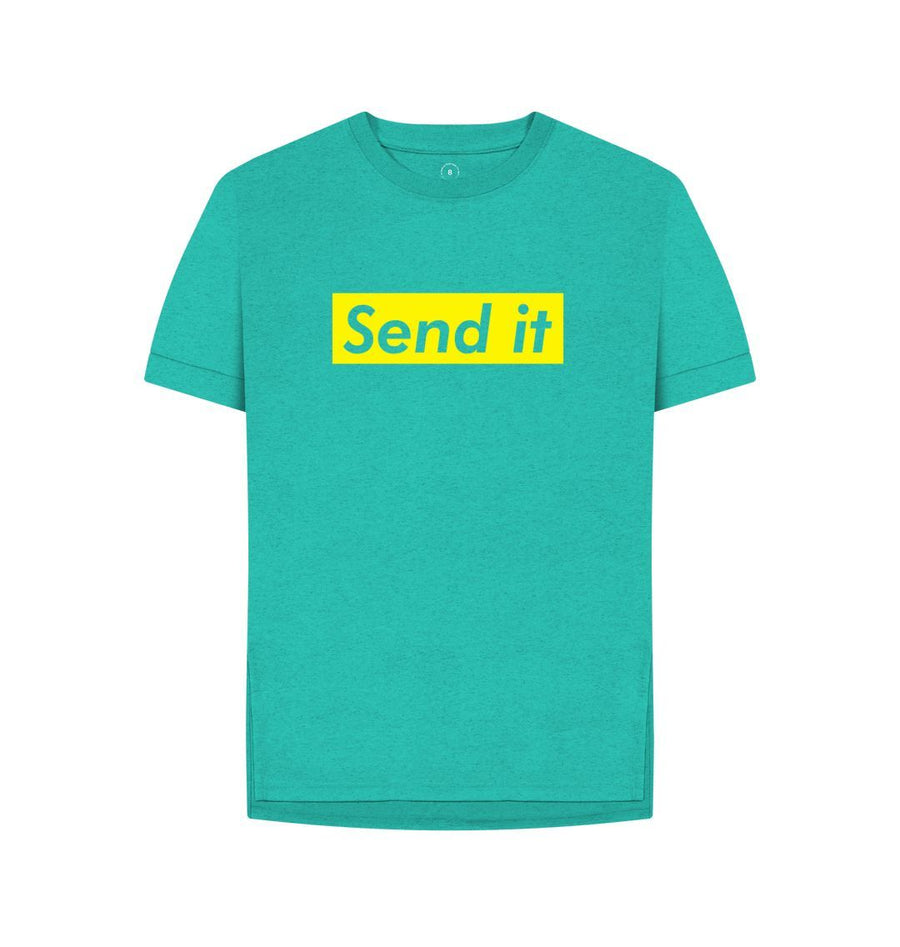Seagrass Green Ladies Send it T-shirt (various colours).
