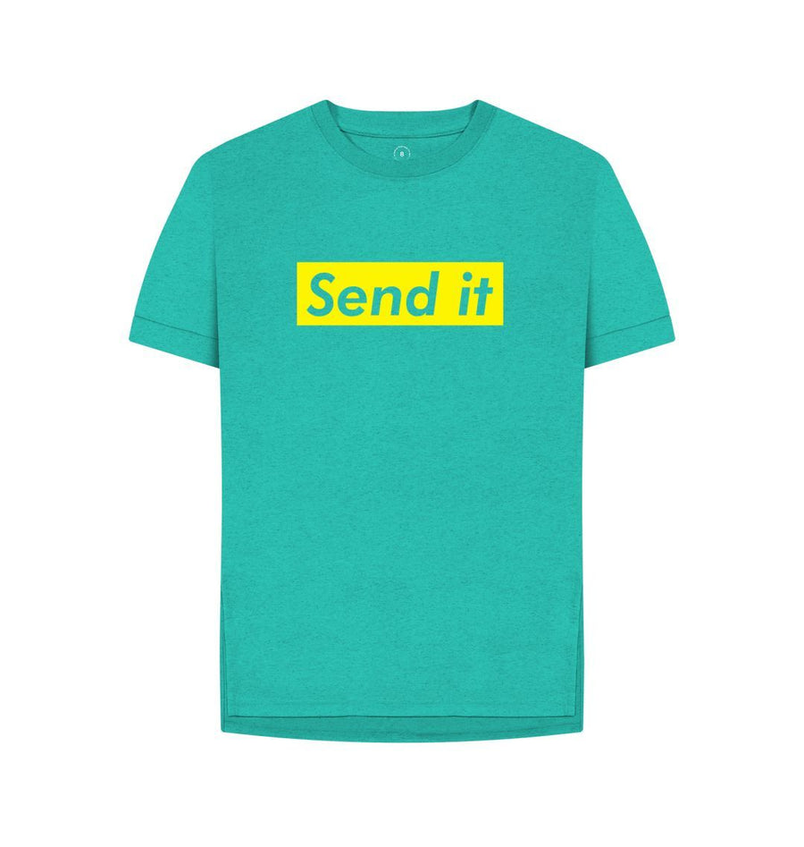 Seagrass Green Ladies Send it T-shirt (various colours).