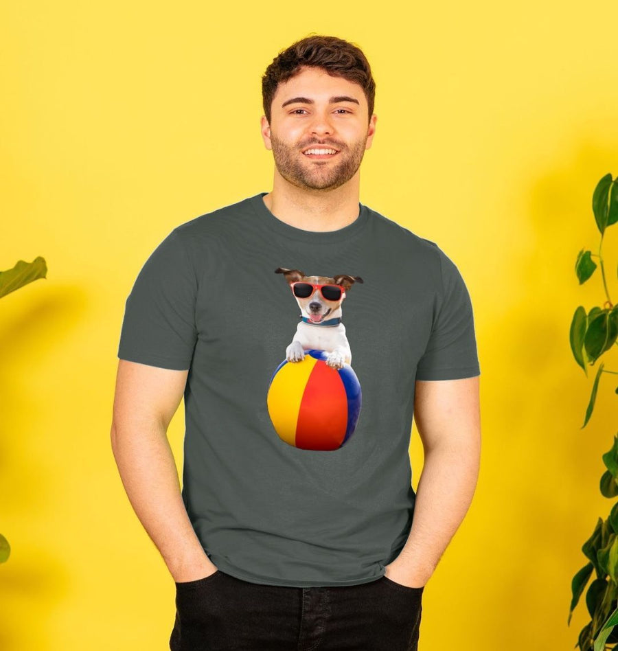 (unisex) Happy Dog T-shirt (various colours).
