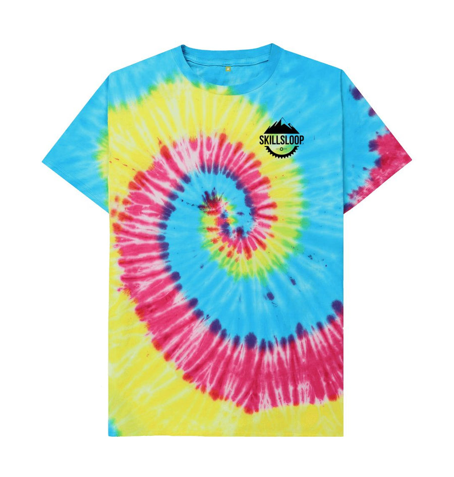 Tie Dye Mens casual Skills T-shirt (various colours)